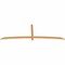 Ekena Millwork Bellingham Timber Gable Bracket, Western Red Cedar, 108"W x 36"H x 1 1/2"D x 3 1/2"F, 8/12 Pitch GBW108X36X0204BEL00SWR - alternate 4